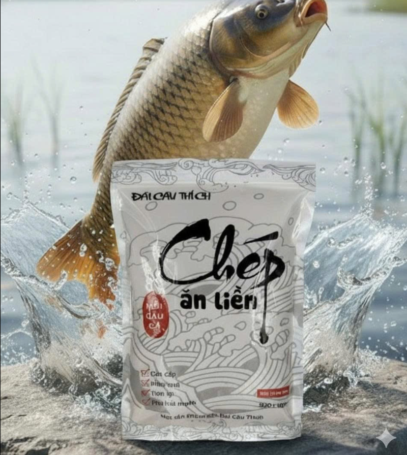 MỒI CÂU - CHÉP ĂN LIỀN