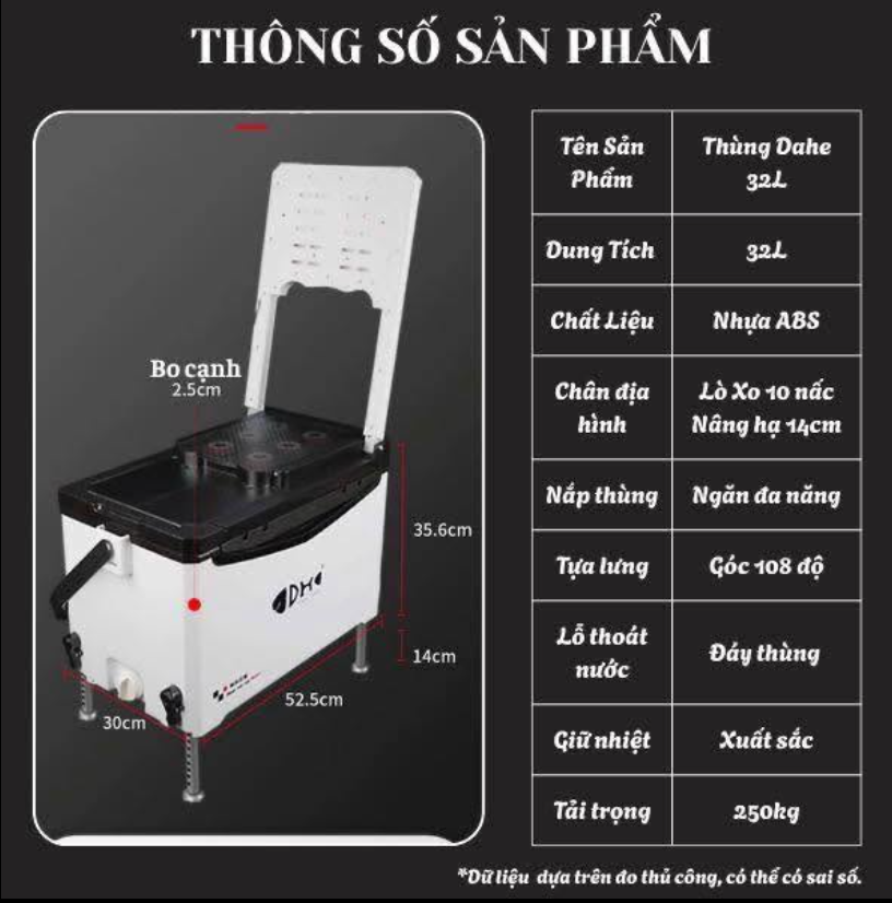 THÙNG DAHE 32L