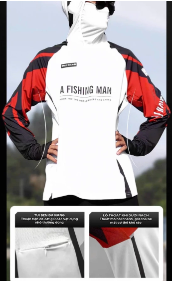 Áo Chống Nắng DAHE FISHING MAN