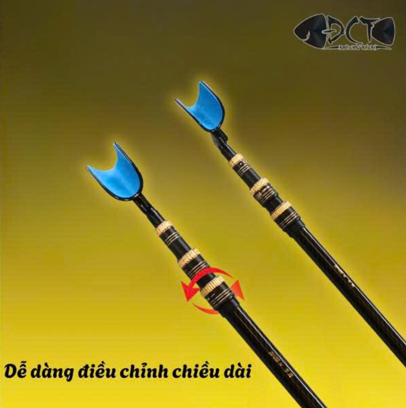 COMBO CHỐNG CẦN QIANHAI 2M4 (Thân, Đầu, Ngoe)